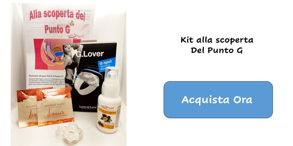 Kit alla scoperta del Punto G, tutti i prodotti necessari per la stimolazione della zona del Punto g