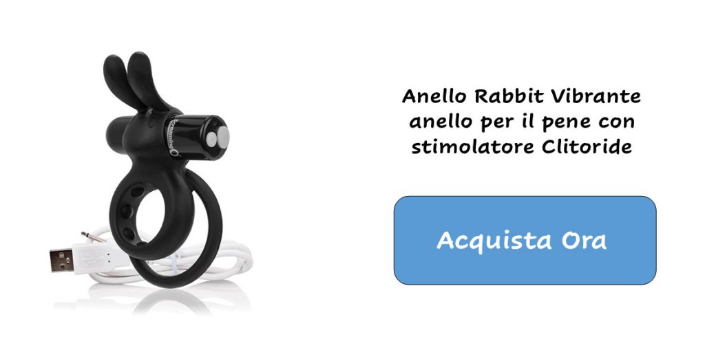 Anello per il pene Rabbit vibrante e ricaricabile. Shop di RossoLimone