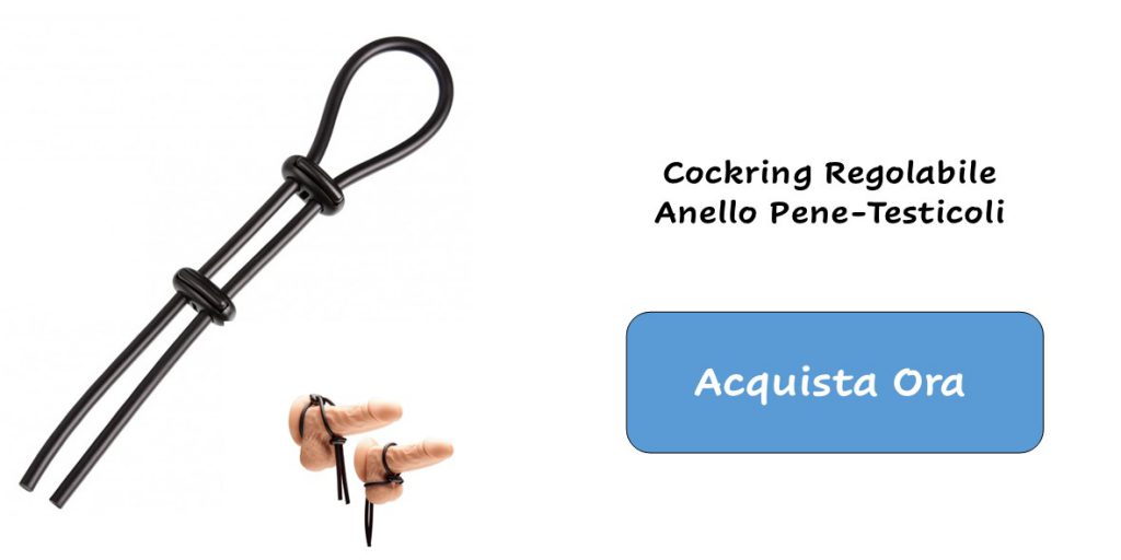 Cockring regolabile, anello pene e testicoli. Shop di rossolimone