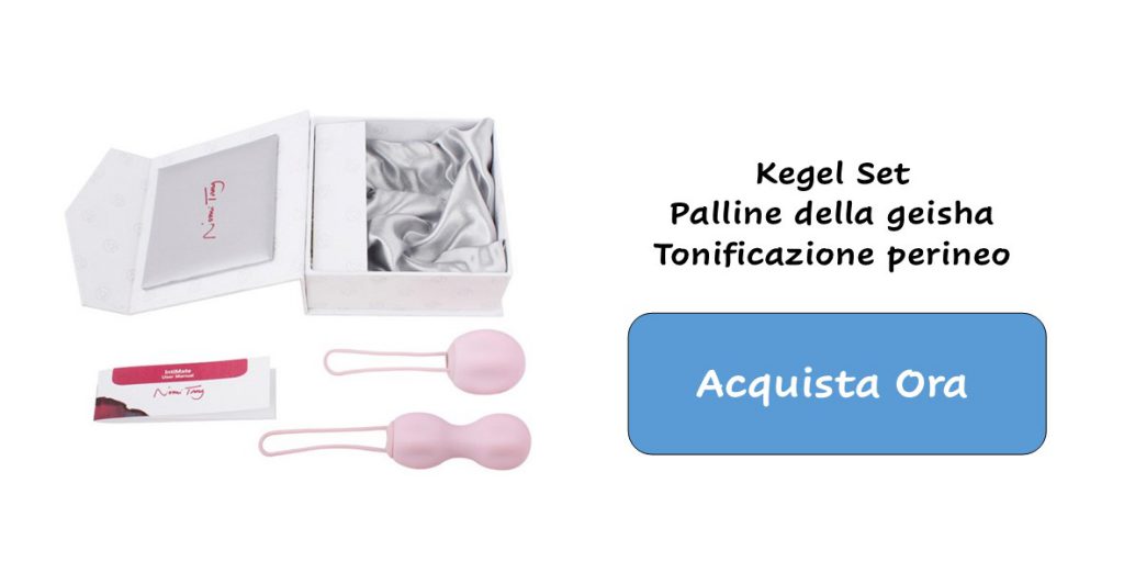 kegel set palline della geisha per la tonificazione del perineo femminile