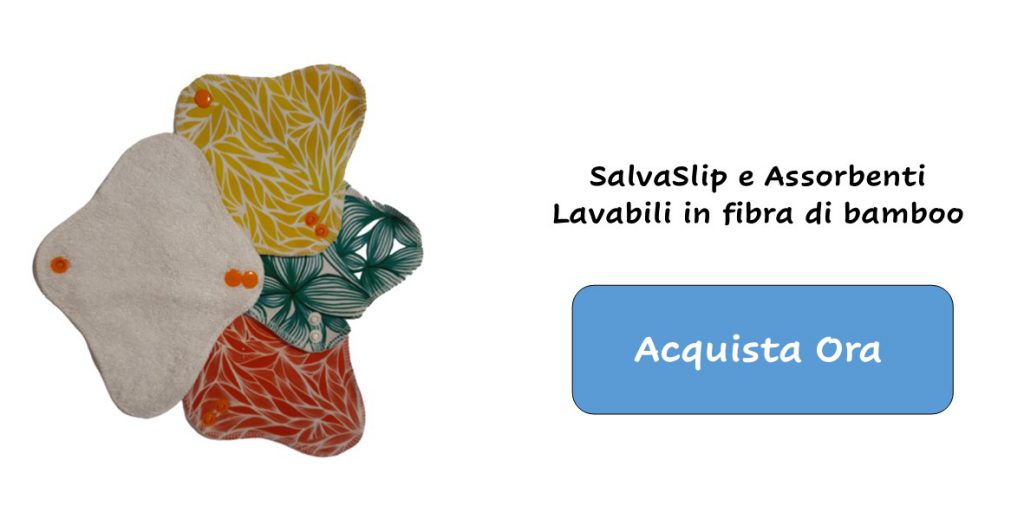 Assorbenti e salvaslip lavabili in fibra di bamboo