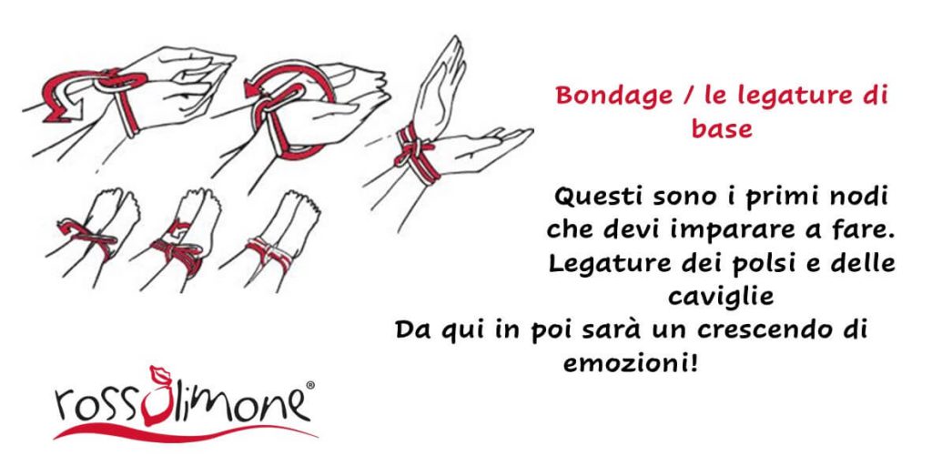 Bondage , legature base, polsi e caviglie. Blog di RossoLimone