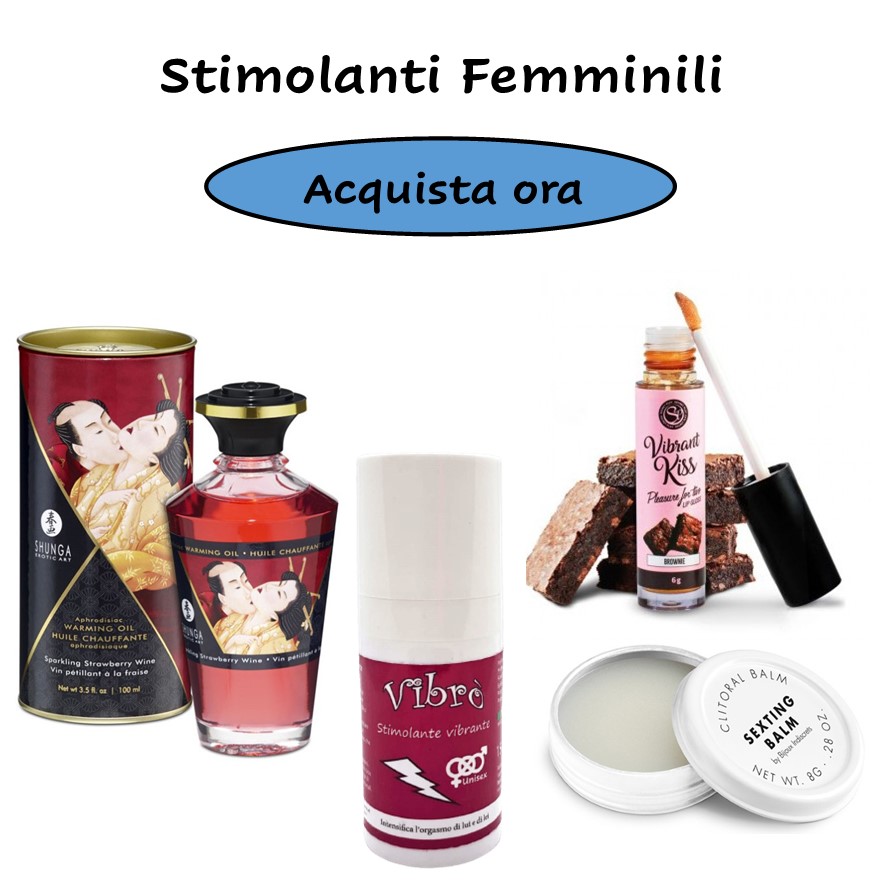 Orgasmo femminile - stimolanti femminili- shop RossoLimone