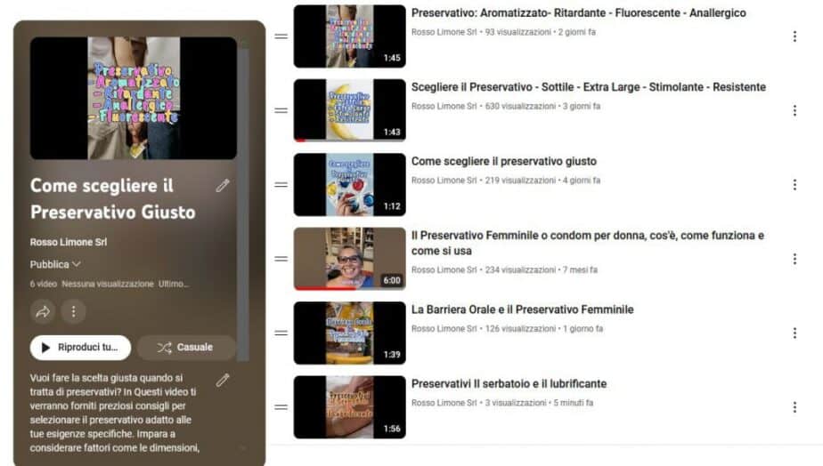 come scegliere il preservativo giusto video youtube rossolimone