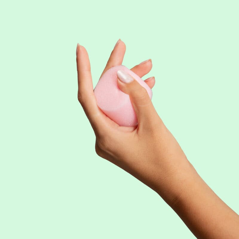 Kit tamponi e lubrificante - spugne mestruali - Gea Love - RossoLimone - morbide