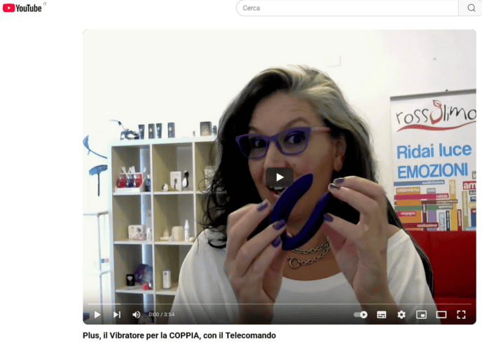 Plus il Vibratore per la COPPIA con il Telecomando Video YouTube
