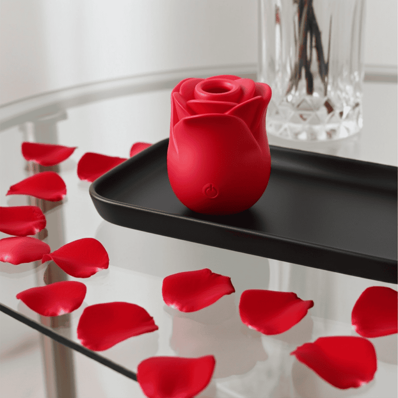 Rosamunda, SucchiaClitoride a forma di Rosa con lingua- Succhia Clitoride RossoLimone