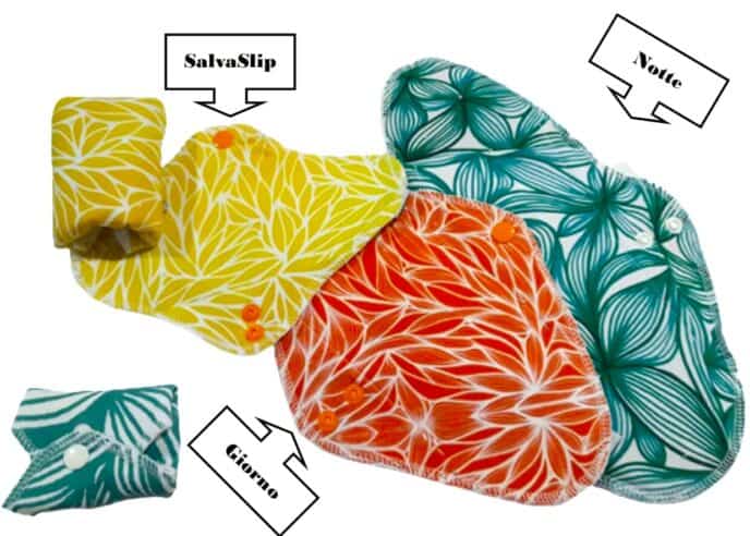 Assorbenti Lavabili giorno, notte e SalvaSlip