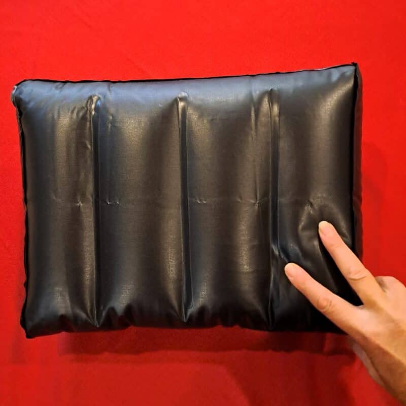 Cuscino gonfiabile, nuove posizioni RossoLimone