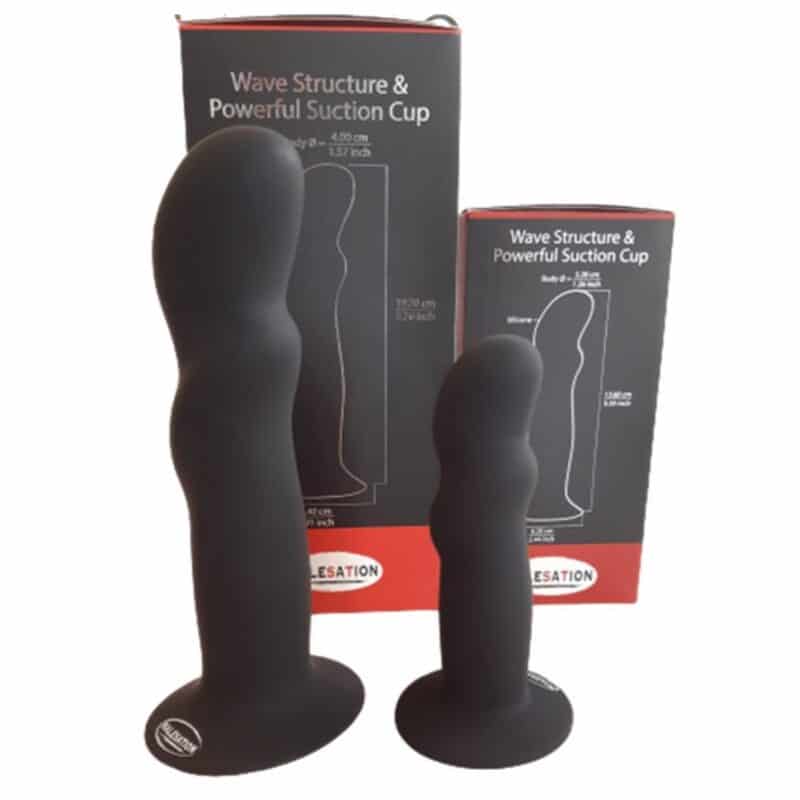 dildo robbie spirale nero small