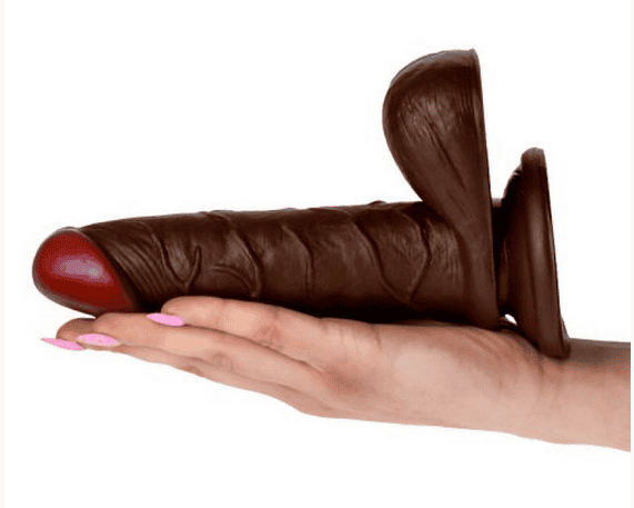 dildo vibrante real nero 4