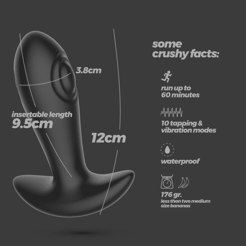 octo stimolatore anale vaginale vibrante telecomandato 4