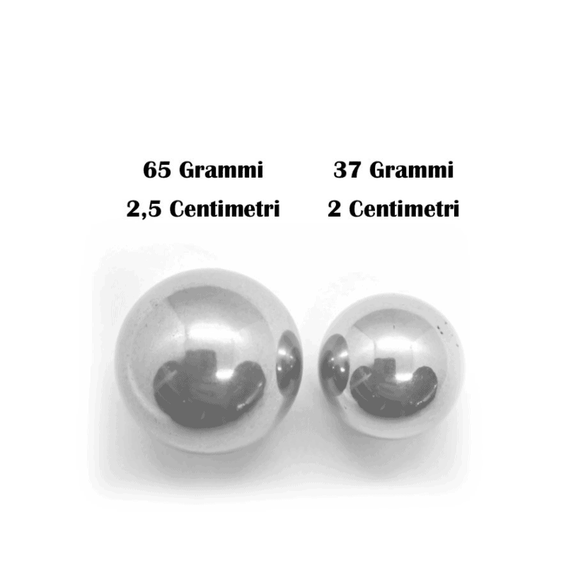 steel balls palline in acciaio 65 gr o 37 gr 1