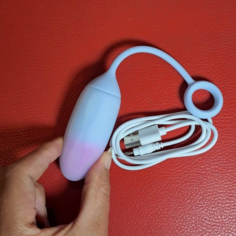 Ovetto con App vibrante Viola ricaricabile dito
