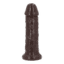 Dildo diametro 6.5 leone - brown - marrone