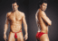 slip bikini in microfibra uomo