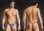 v string con anelli in metallo