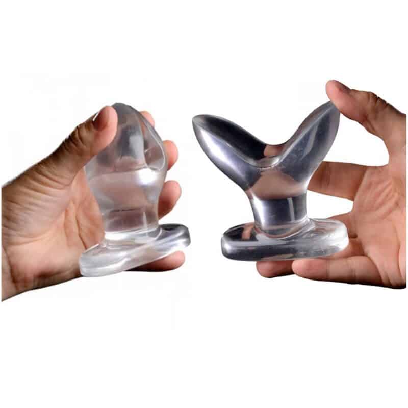 dilatatore anale trasparente chiuso