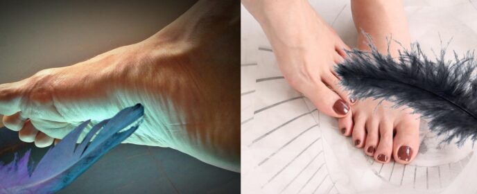 Solletico ai piedi, tortura Tickling con le piume - RossoLimone