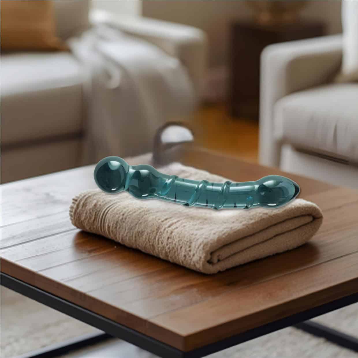 Dildo in vetro Green -RossoLimone copertina