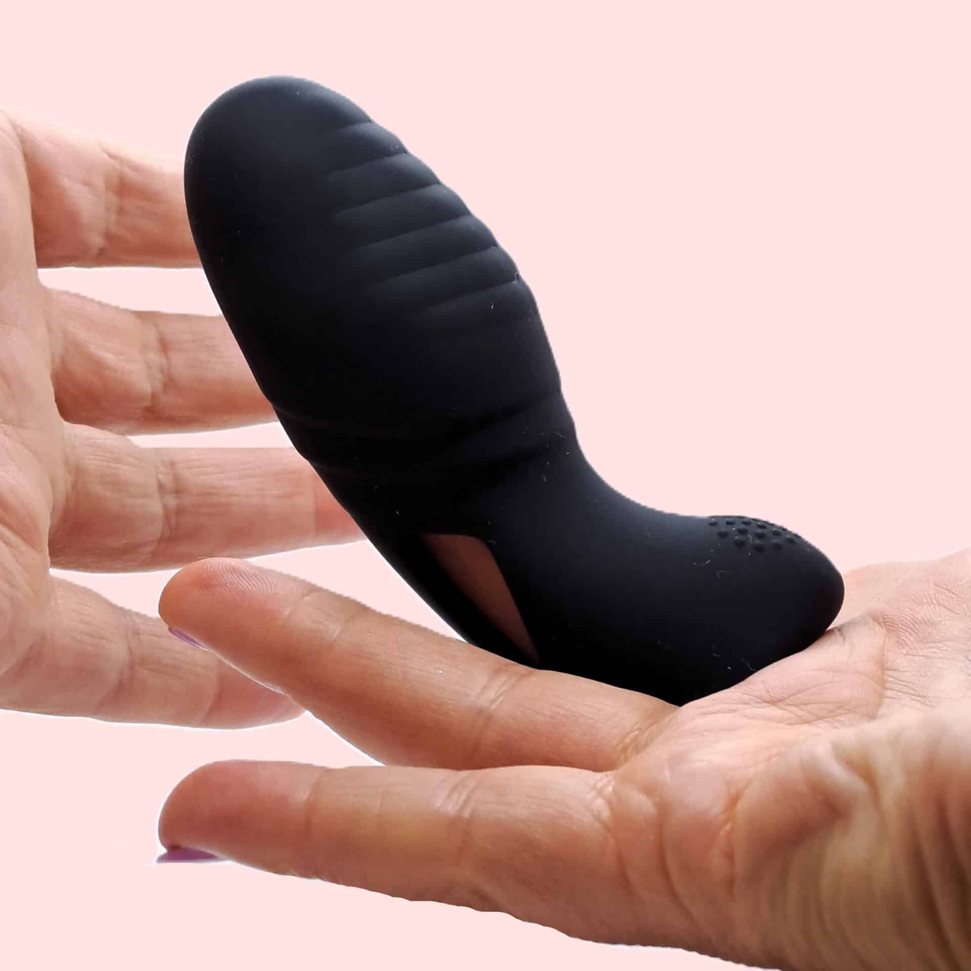 Vibratore da dito - clitoride e Punto G - RossoLimone - Copertina