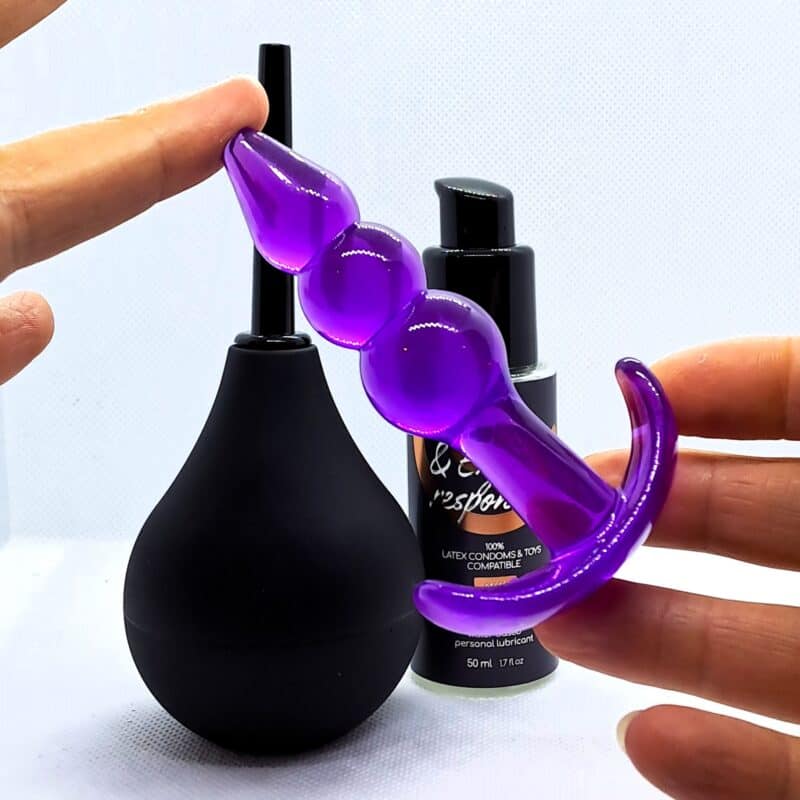 Starter Plug Anal - Doccia, Plug e Lubrificante anale - Principianti - dimensioni